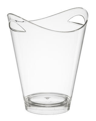 Smaller moder plastic wine cooler transparent - 1