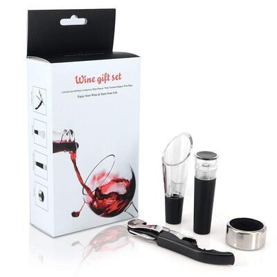 Wine gift set with 4 tools - 1