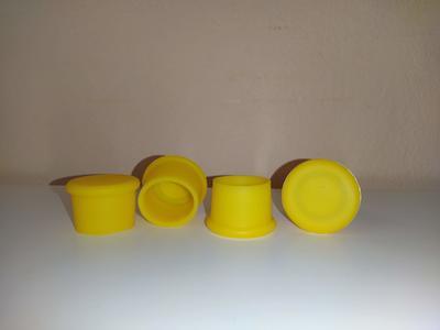 Silikone bottle cap yellow - 1