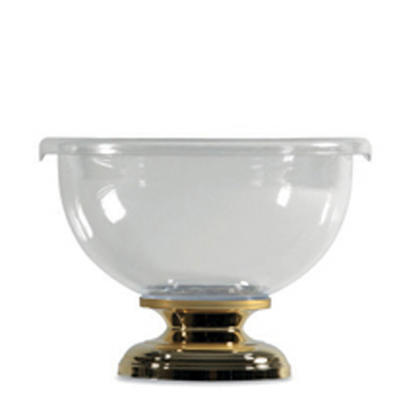 The ice bowl  Prestige- transparent + gilt base - 1