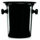 Ice bucket with handles - black - 1/2
