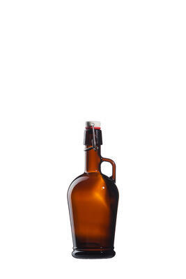 Beer bottle Classico 1 l with cap - 1