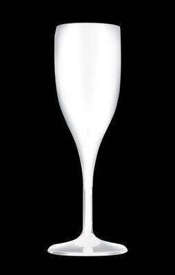 Champagne Flute Glass SAN-150cc in white color - 1